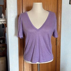 NWT Zara Light Purple Crop Top - Women’s Size Medium